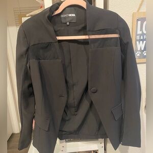 Fashion Nova Elegant Black Blazer